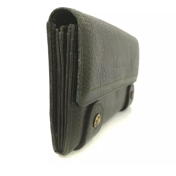 Burberry Embossed Pebbled Leather with Nova Check Interior Long Wallet - Picture 4 of 11